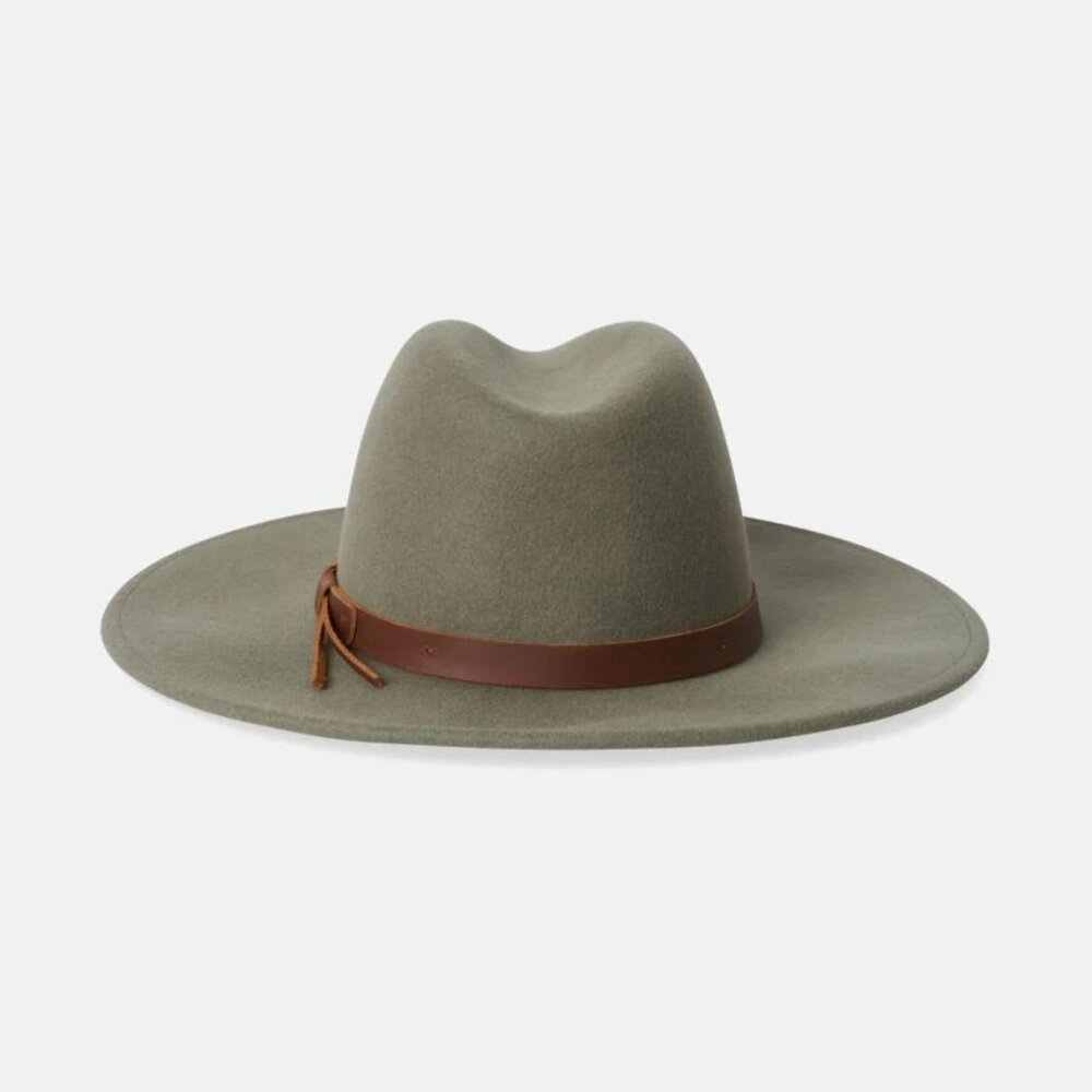 Brixton Field Proper Hat Military Olive 100% Wool Size Small Unisex